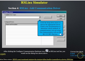 RSLinx HMI simulator